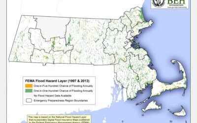 How do you check if a property is in a flood zone in Massachusetts