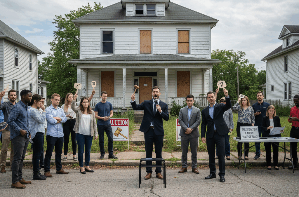 What exactly is buying a house that is up for auction, and is it a good decision?
