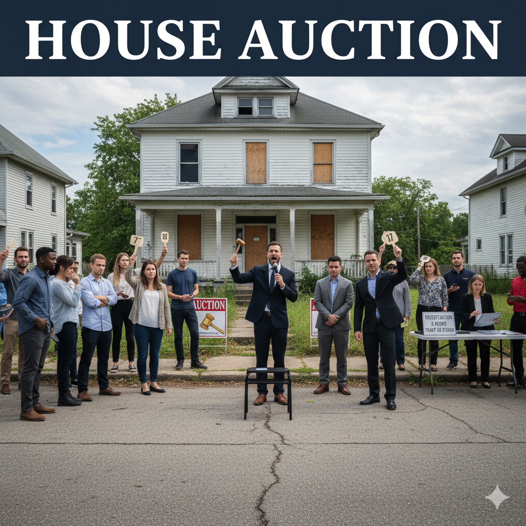 What exactly is buying a house that is up for auction, and is it a good decision?