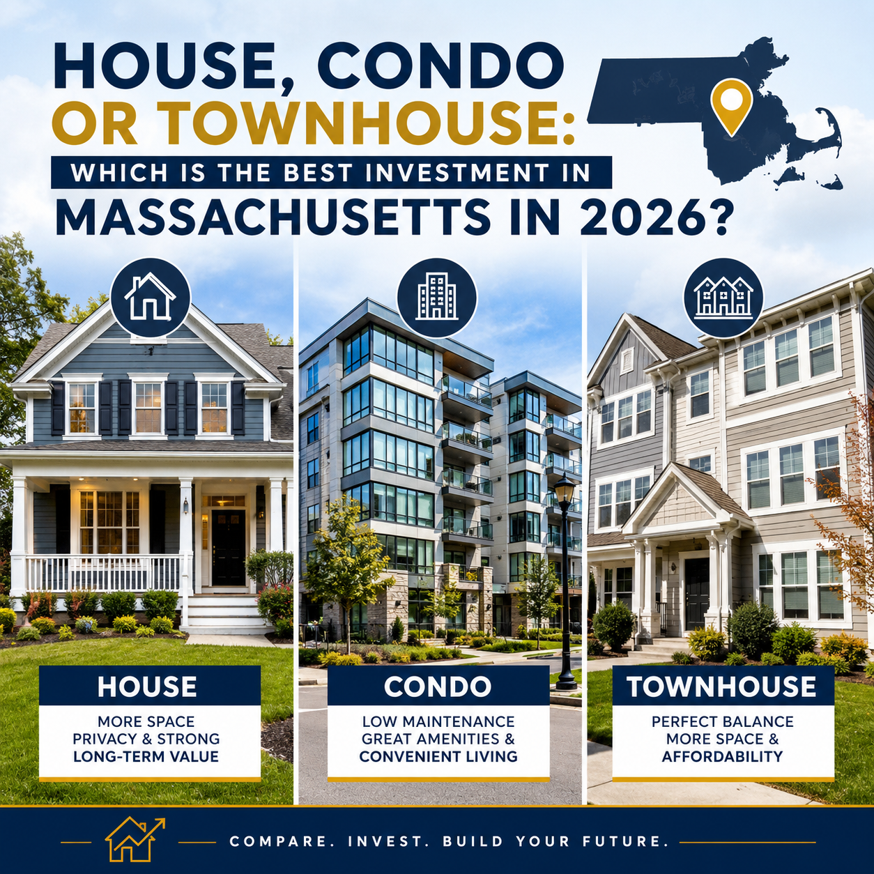 House, Condo, or Townhouse: Which Is the Best Real Estate Investment in Massachusetts in 2026?