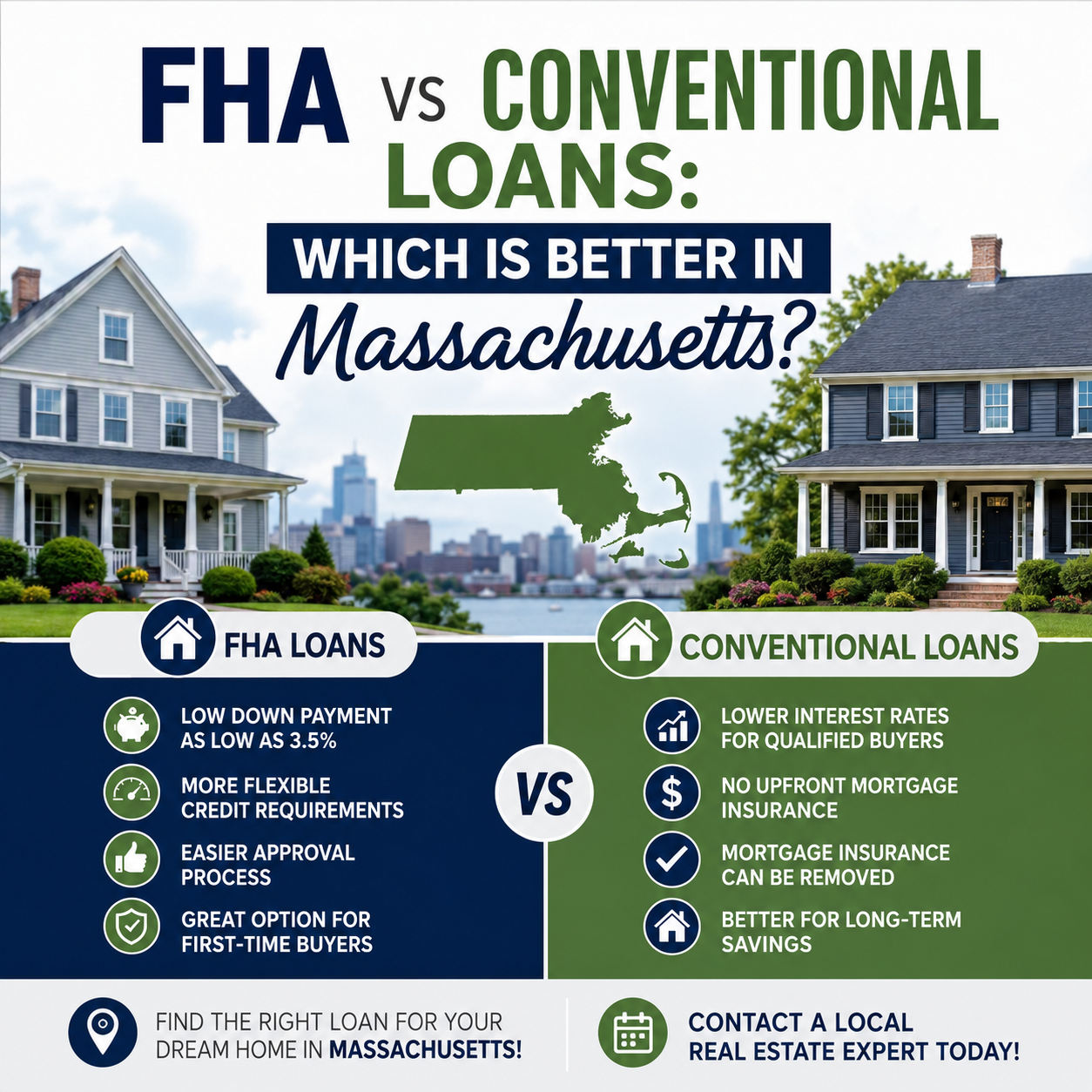 FHA vs Conventional Loans: Which Is Better in Massachusetts?