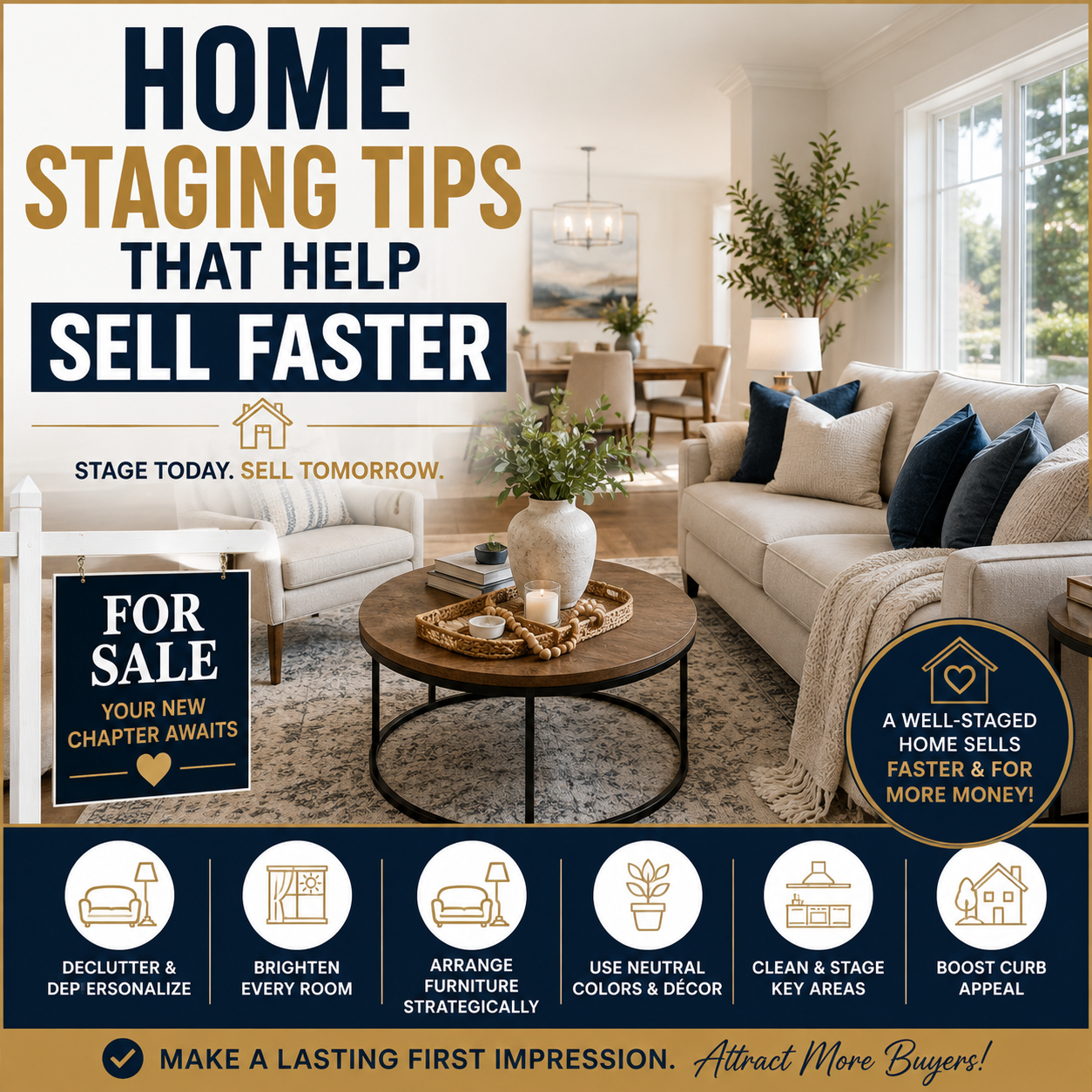 Home Staging Tips That Help Sell Faster